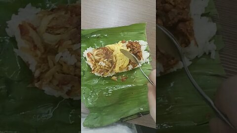 nasi uduk bakar #indonesianfood #indonesianstreetfood