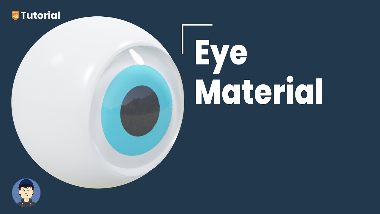 How to make a stylized procedural eye material in Blender [3.1]