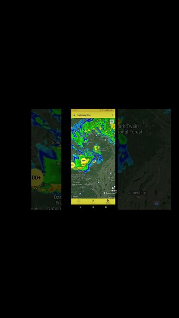 storm in my area I'm so happy.