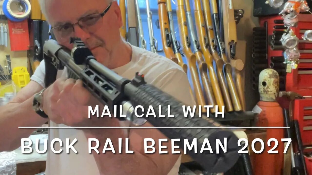 Mail call with the Buck Rail Beeman 2027 tactical carbine. What a sweet airgun!