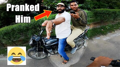 Pranking Strangers with Strange Questions | Gone Wrong | Royal Enfield Classic 350 | jaswantboo