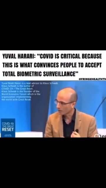 Israel Covid was a way to control people