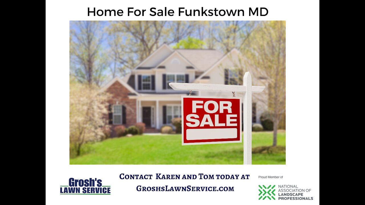 Home For Sale Funkstown MD Landscaping Contractor