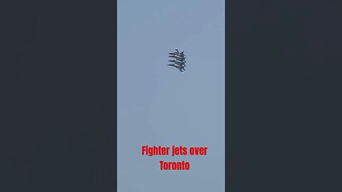 Second day of Toronto fighter jet show practice #aviation #fighterjet #toronto