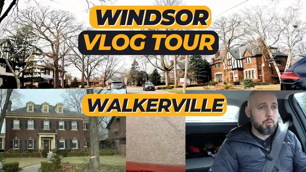 Windsor Vlog Tour - Walkerville (Canada)