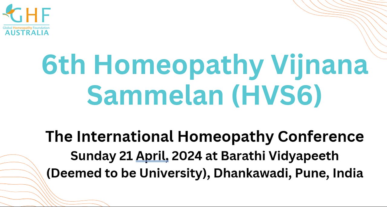 6th Homeopathy Vijnana Sammelan talk (HVS6)©