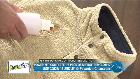 15% OFF and Free Microfiber Cloths! Get it Clean with Powerizer