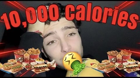 10,000 Calorie Challenge (I threw up)