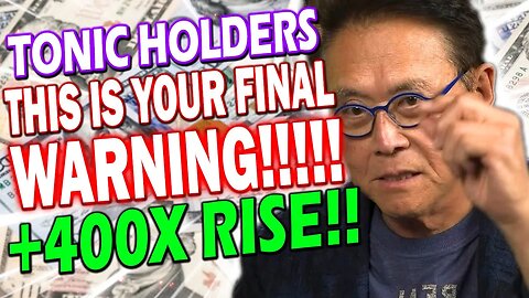 TECTONIC WILL EAT ZEROOOS!! TONIC BREAKING NEWS TODAY!!🔥 TONIC COIN 400X RISE *URGENT UPDATE*