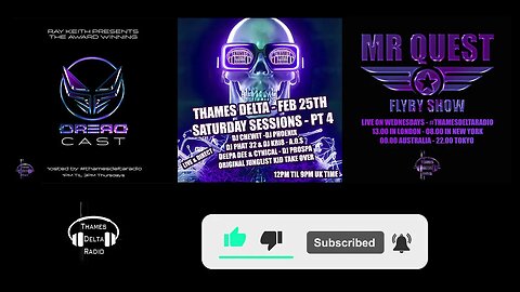 ORIGINAL JUNGLIST KID, PROSPA & NIKI - 25TH FEB - THAMES DELTA RADIO