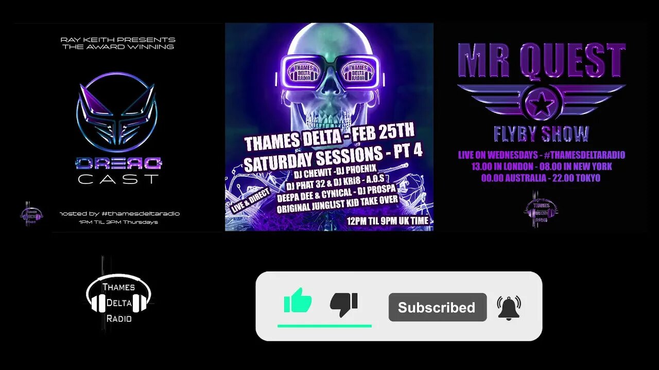 ORIGINAL JUNGLIST KID, PROSPA & NIKI - 25TH FEB - THAMES DELTA RADIO
