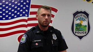 Press Conference: Pinellas Park PD officer saves man from fire