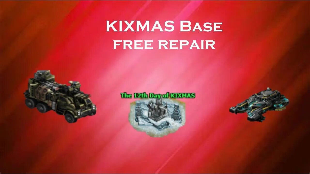 War Commander - 12th Day of Kixmas - Free Repair