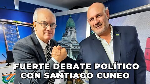 Santiago Cuneo presenta su plan para que Argentina no colapse