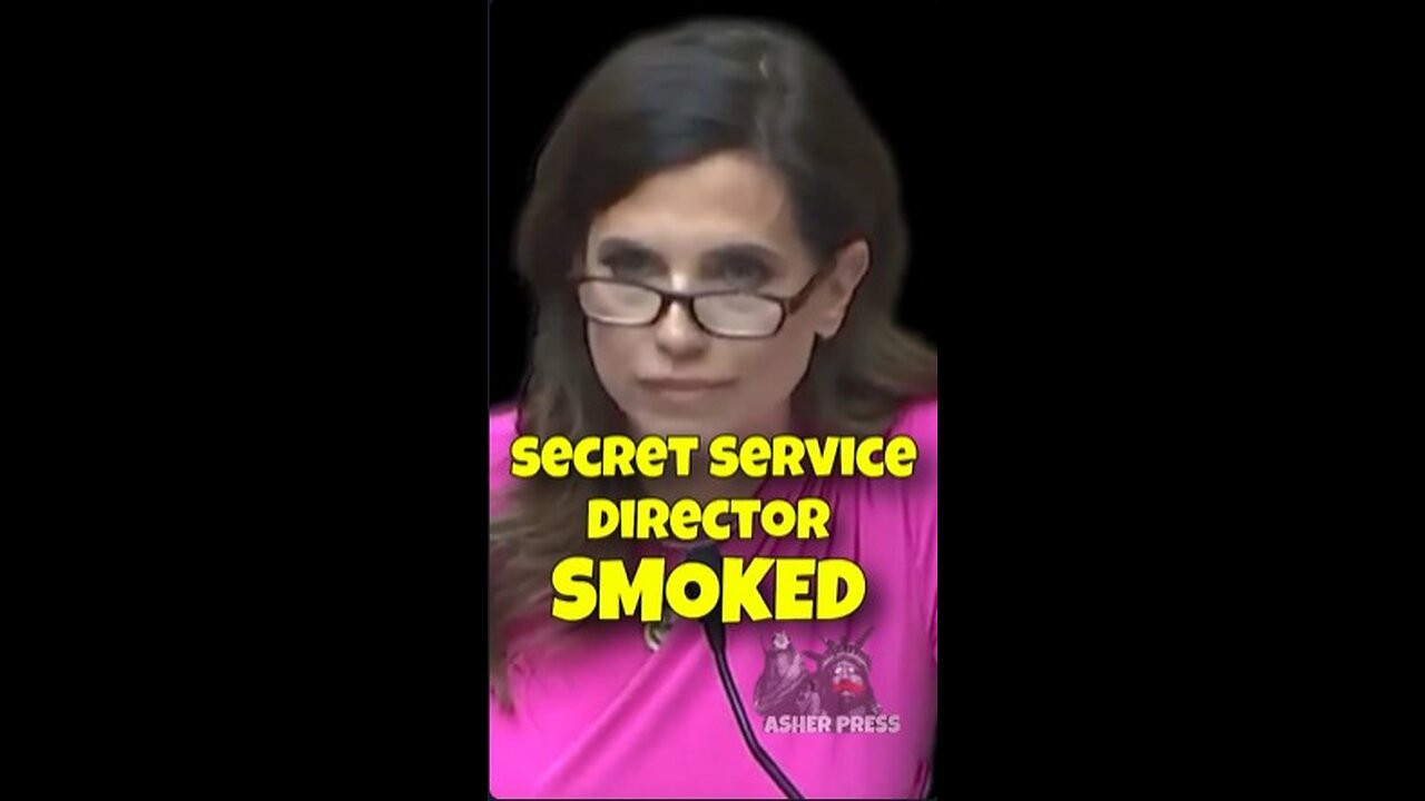 Representative Nancy Mace SMOKES Secret Service Director