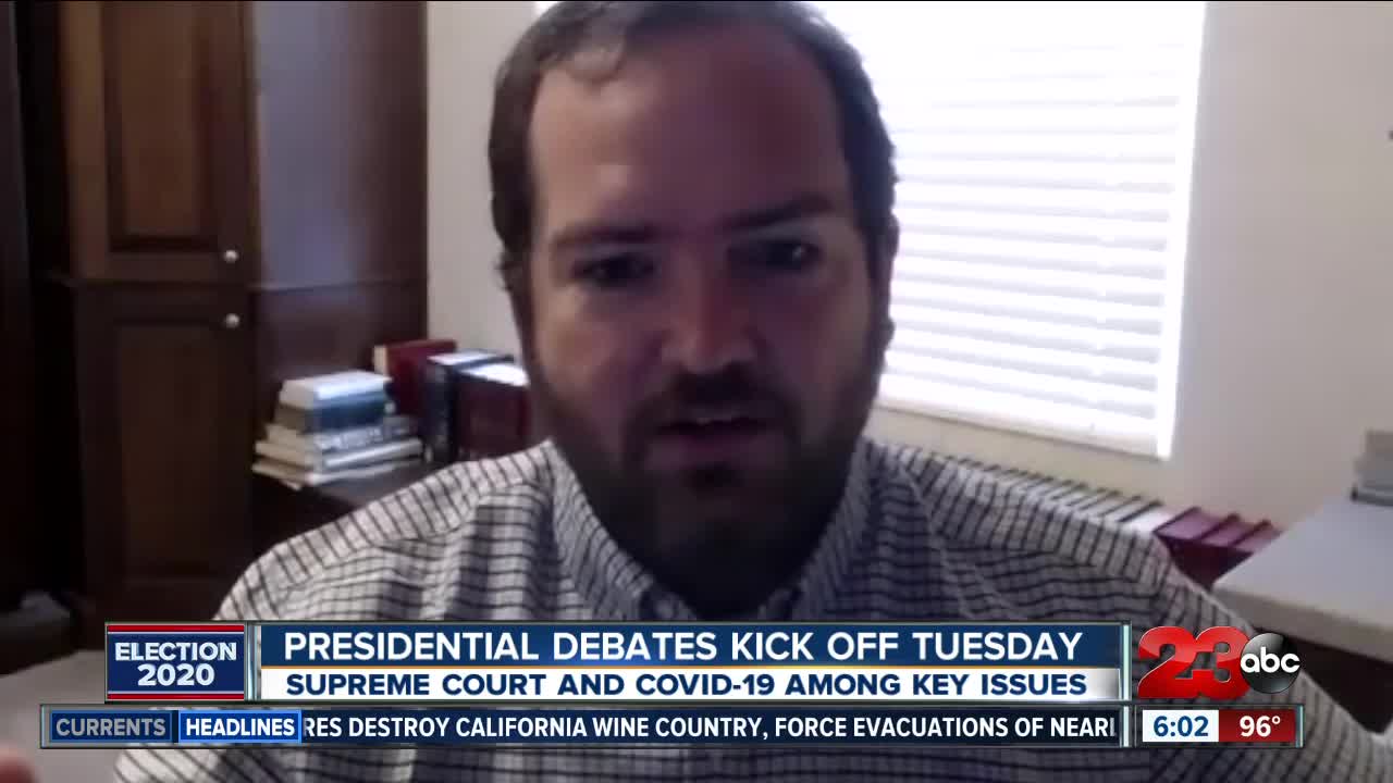 Supreme Court, COVID-19, race to be subjects of first presidential debate Tuesday night