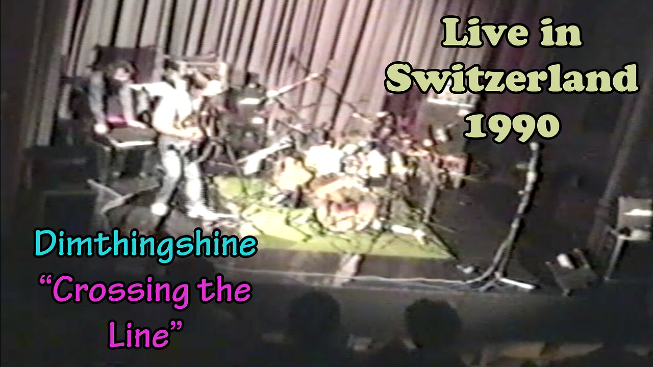 Dimthingshine live in Switzerland 1990 Crossing the Line (solo tune)