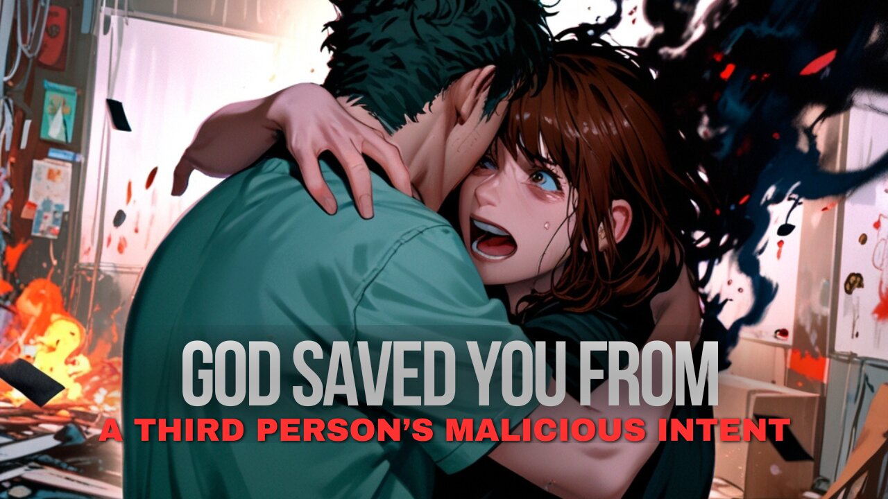 God saved you from a 3rd party's malicious intent.