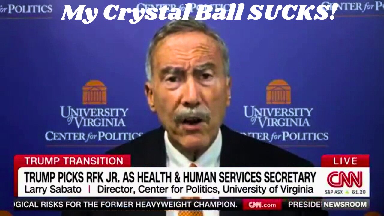 Larry Sabato Upset that RFK Wants to Remove Fluoride from Drinking Water