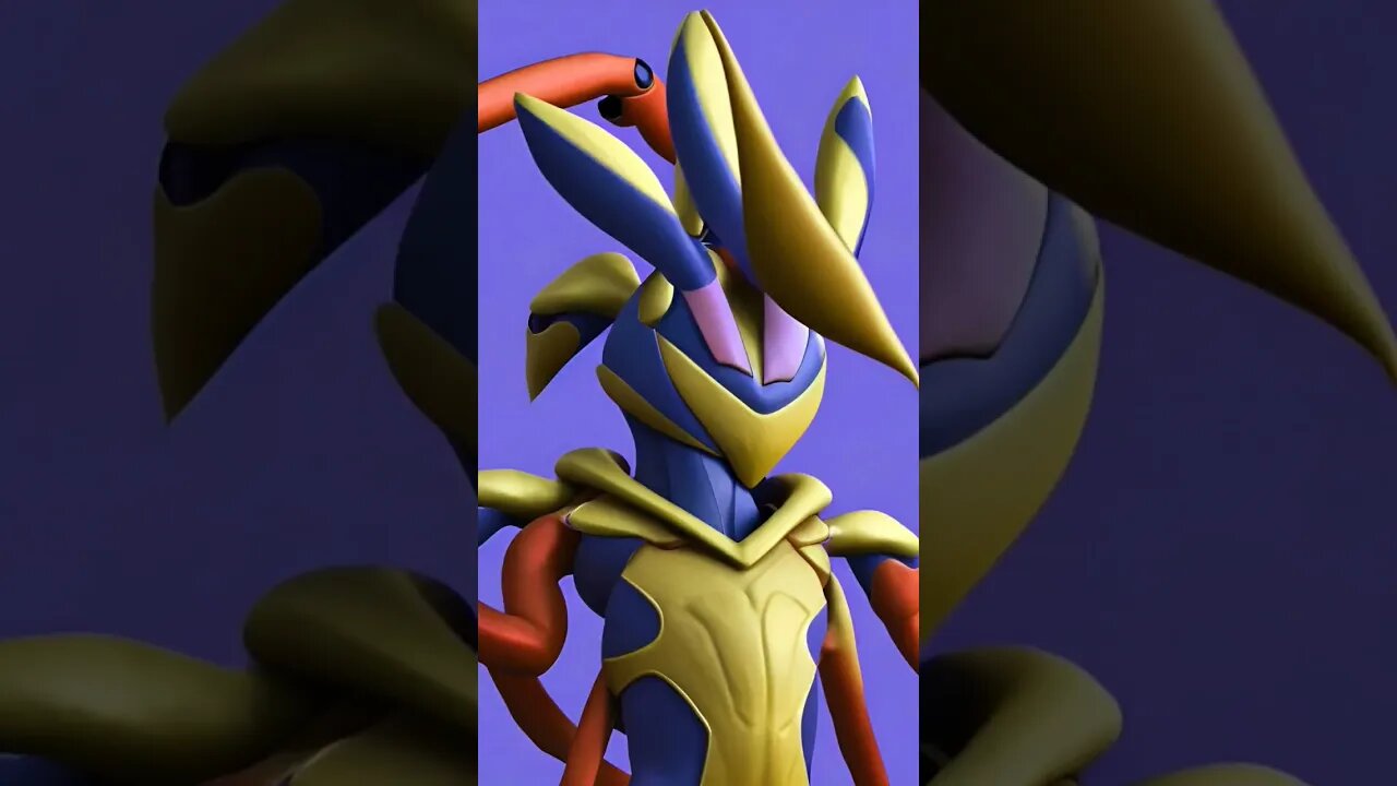 AI generated Greninja #whosthatpokemon #pokemon