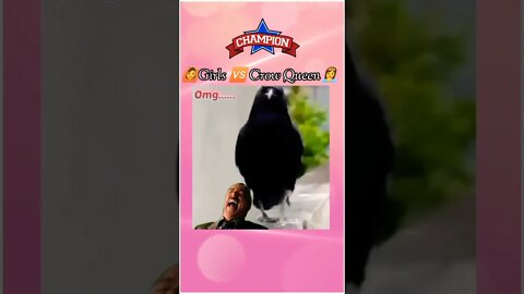 Girls Vs Crow Queen Funny Video Comedy #funny #manikemove #seo #shorts #girl