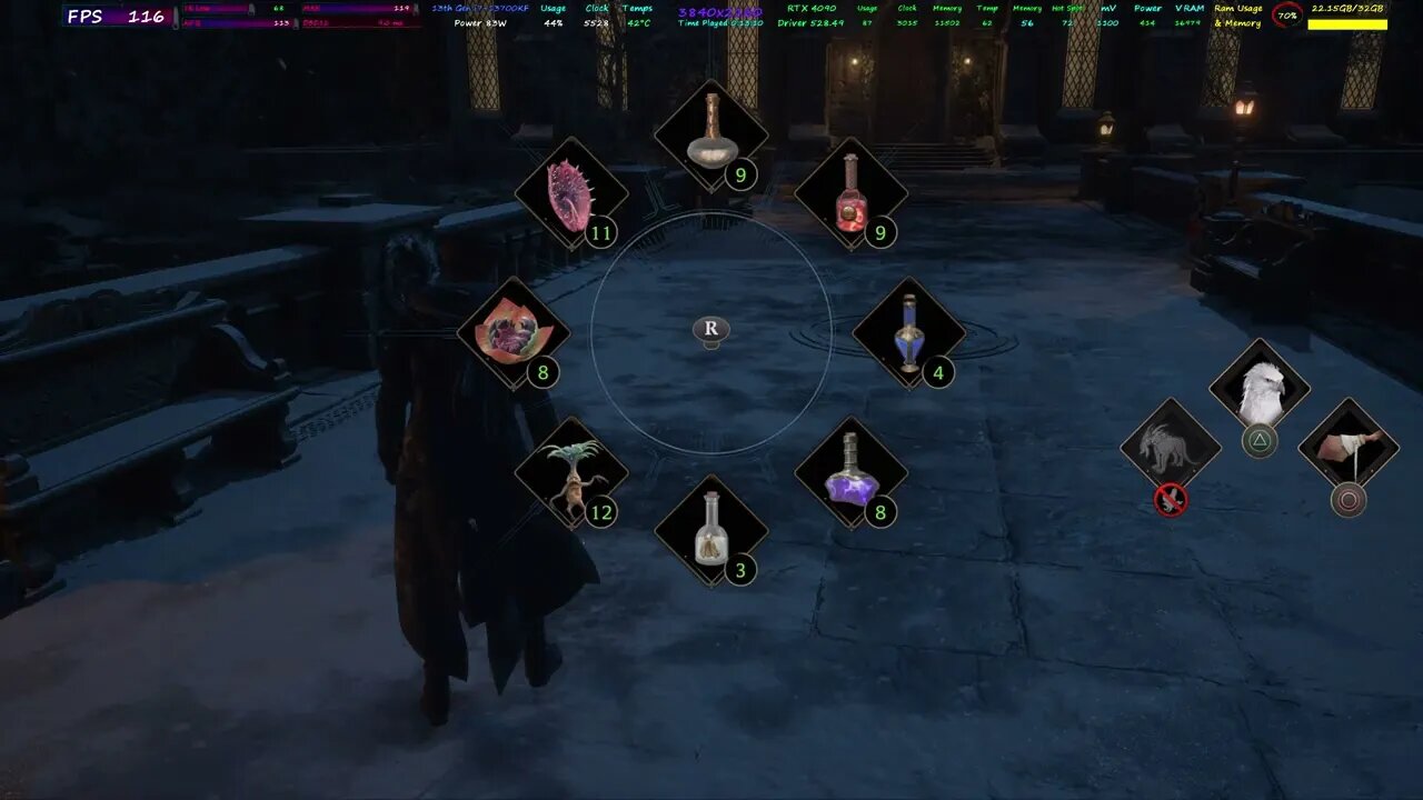 Hogwarts Legacy Awesome PC Game 4K HDR RTX 4090 13700KF Samsung 85" QN85B