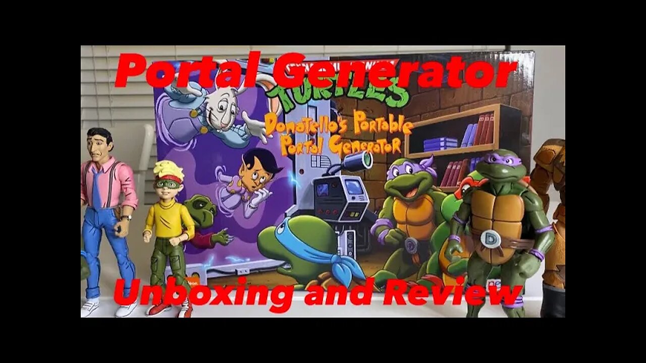 NECA TMNT Donatello's Portable Portal Generator - Unboxing and Review