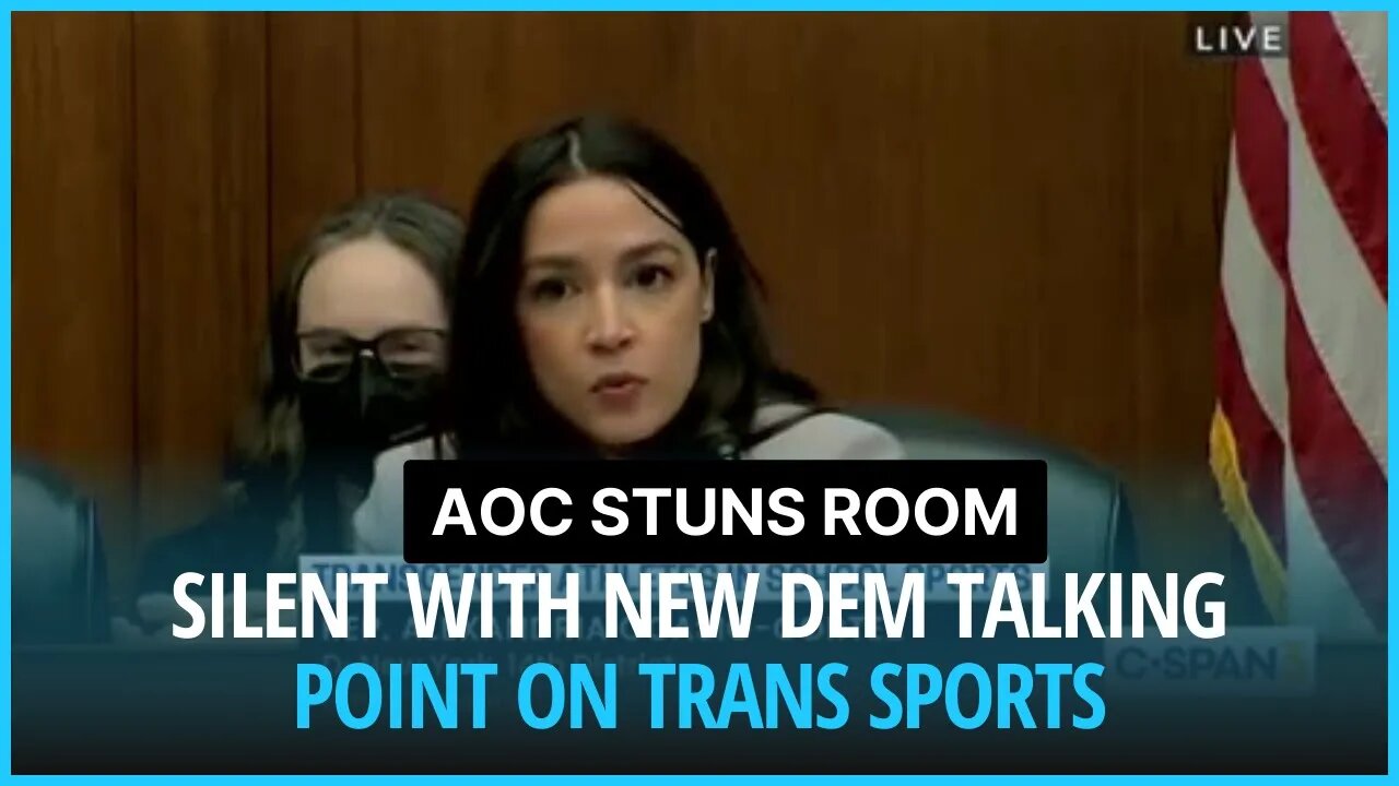 AOC stuns room SILENT with new Dem talking point on trans sports madness