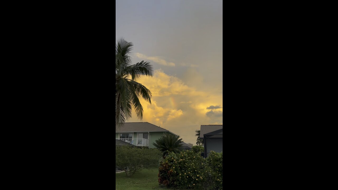 Fire 🔥 Rainbow 🌈 In Paradise! #Paradise #Rainbow #RainbowSeason #MarcoIsland #4K #DolbyVision