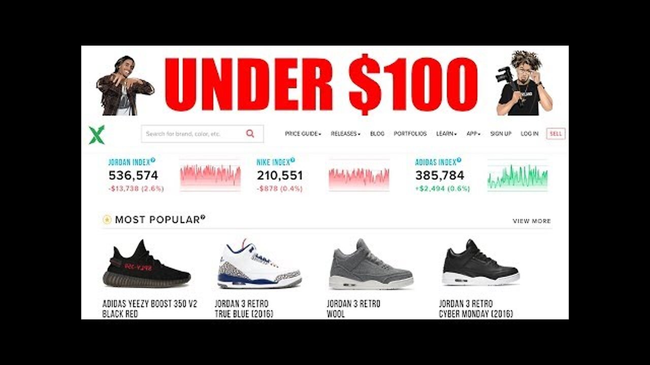 How To Find Shoes Under $100 On StockX