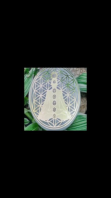 SELENITE CHAKRA FLOWER OF LIFE CLEANSING DISK