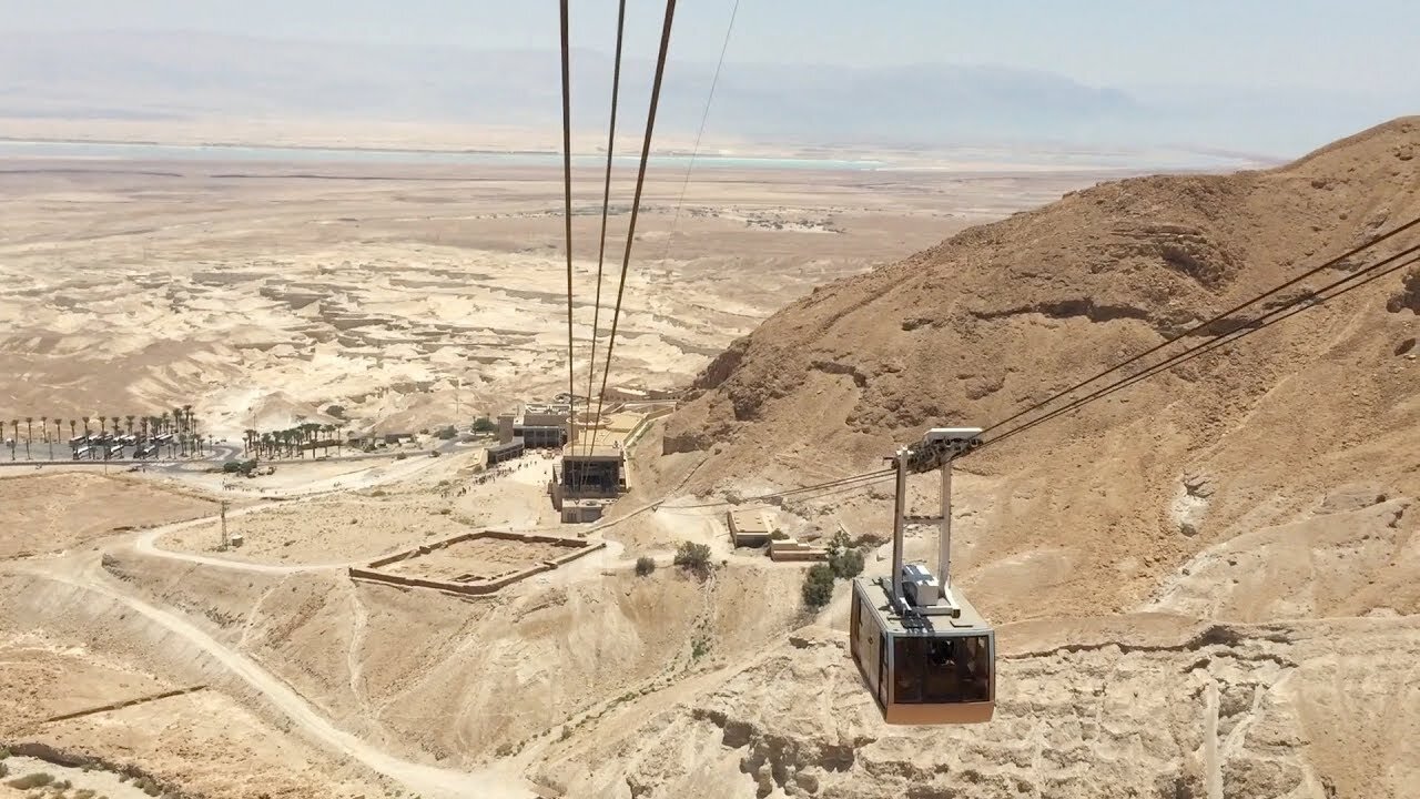 Visiting Ancient Masada Fortress & Floating in the Dead Sea - Israel