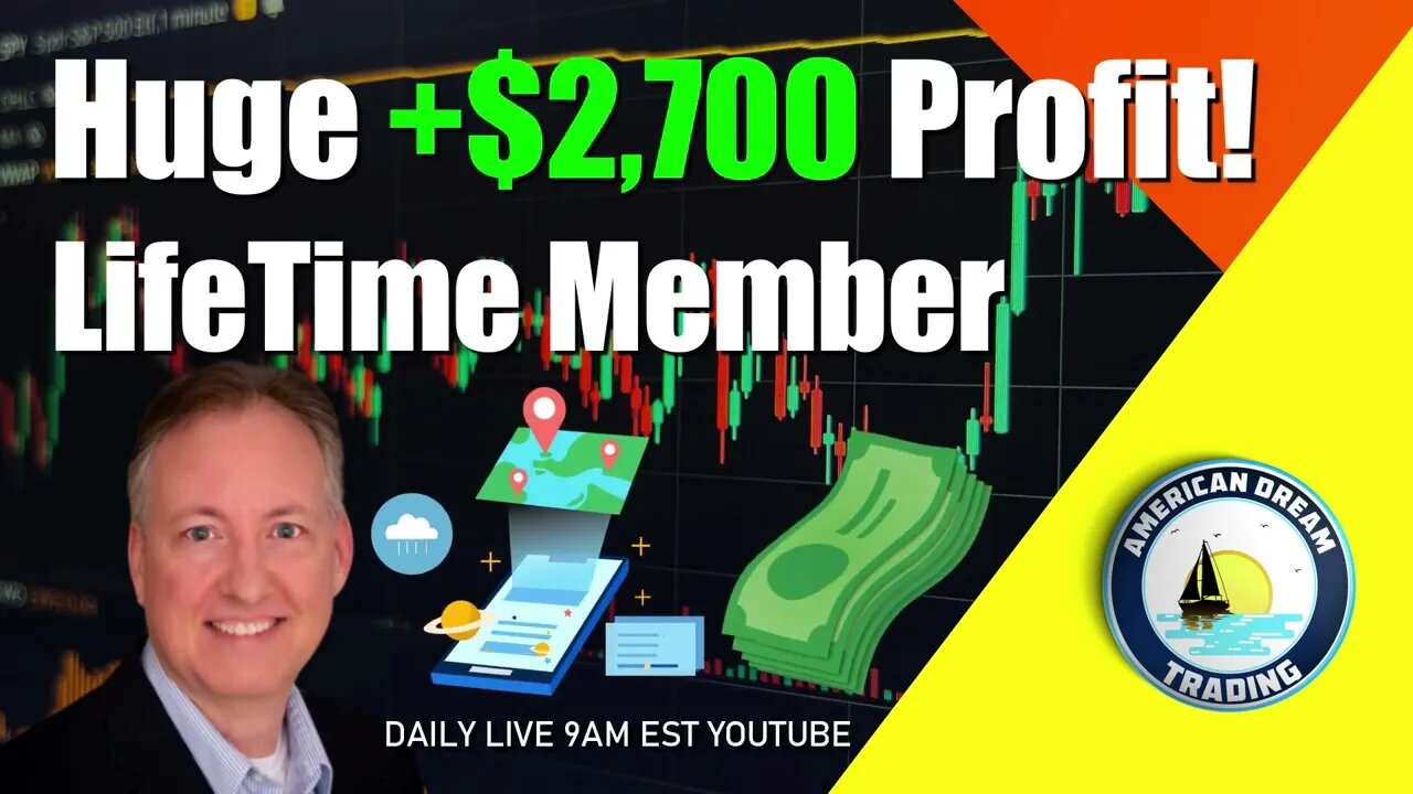 Massive $2,700 Profit Lifetime Member Stock Market Profits