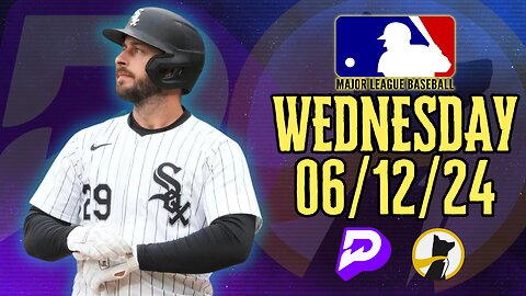 ⚾️ ✅ #PRIZEPICKS | #UNDERDOGFANTASY BEST PICKS FOR #MLB WEDNESDAY | 06/12/24 | #BASEBALL | TODAY