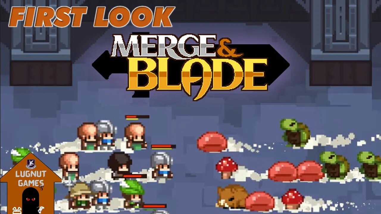 Auto-Battle + Puzzle = Fun? | Merge & Blade Gameplay | First Look