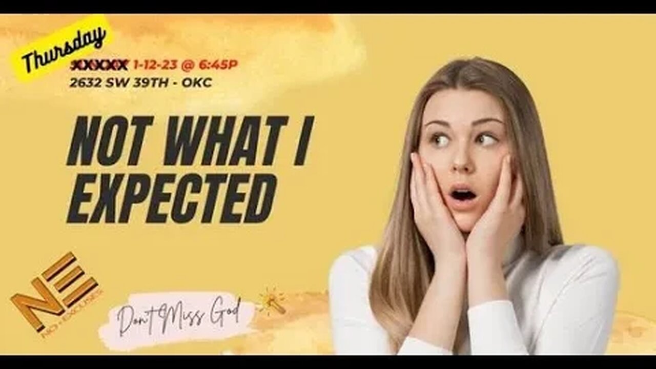 NOT WHAT I EXPECTED - By Pastor Joel Tassiello #gospel #ministry #miracles #supernatural #church