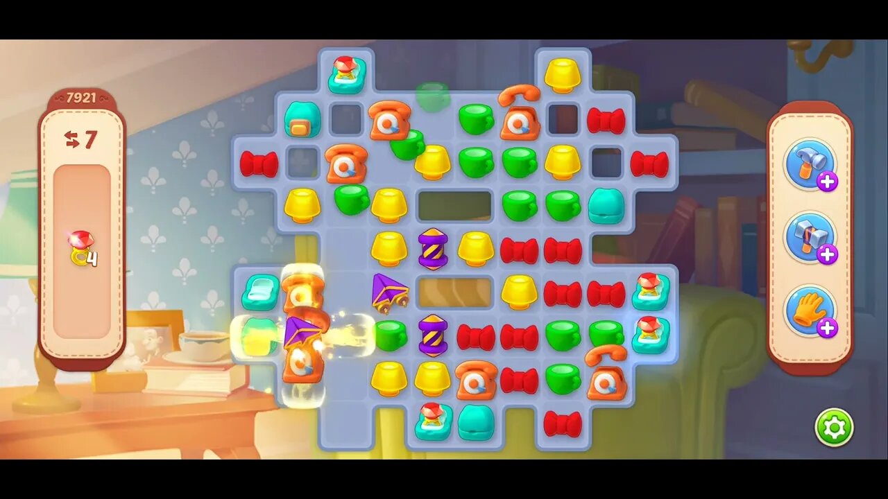 Playrix Homescapes Gameplay Walkthrough Level 7921