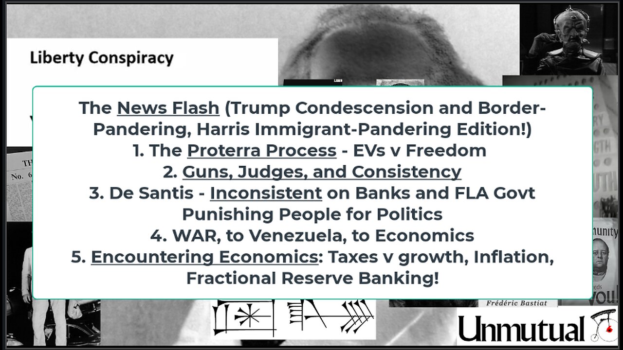 Liberty Conspiracy LIVE 8-1-24! Trump & Harris Painfully Pander, De Santis Inconsistency, WAR, Taxes