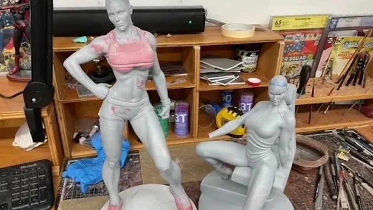 VinceVellCUSTOMS Live Stream - Lola Bunny and Seven of Nine works