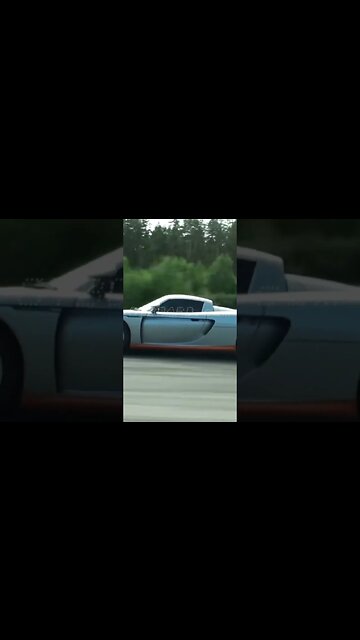 Porsche Carrera GT vs Koenigsegg CCR Evolution x 2 Races to 200 mph / 320 km/h #porsche #carreragt