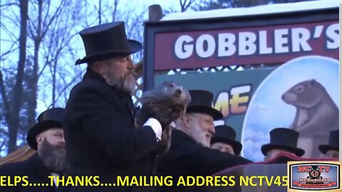 NCTV45 NEWSWATCH PUNXSUTAWNEY – GROUNDHOG DAY 2022 WEDNESDAY FEBRUARY 2 2022 WITH ANGELO PERROTTA