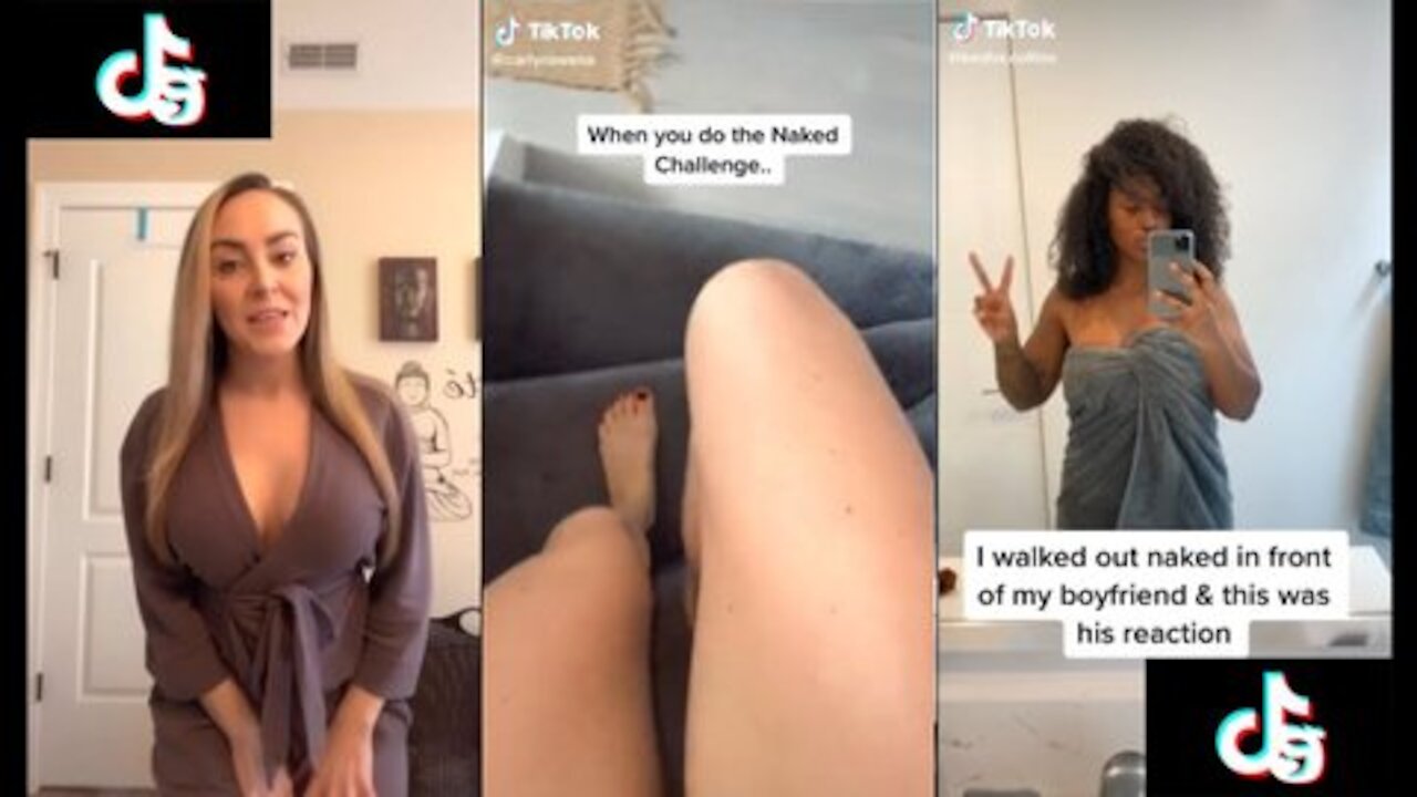 Walking naked in front of partner challenge - TikTok Compilation