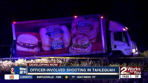 Bread truck burglary suspect hit in Tahlequah officer-involved shooting