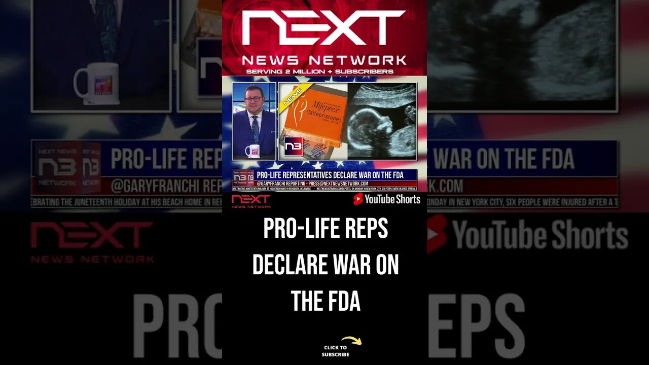 Pro-Life Representatives Declare WAR on the FDA #shorts