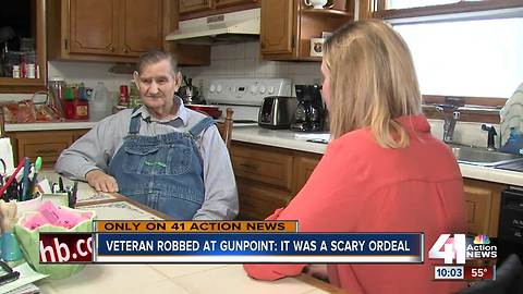 85-year-old veteran held at gunpoint, robbed