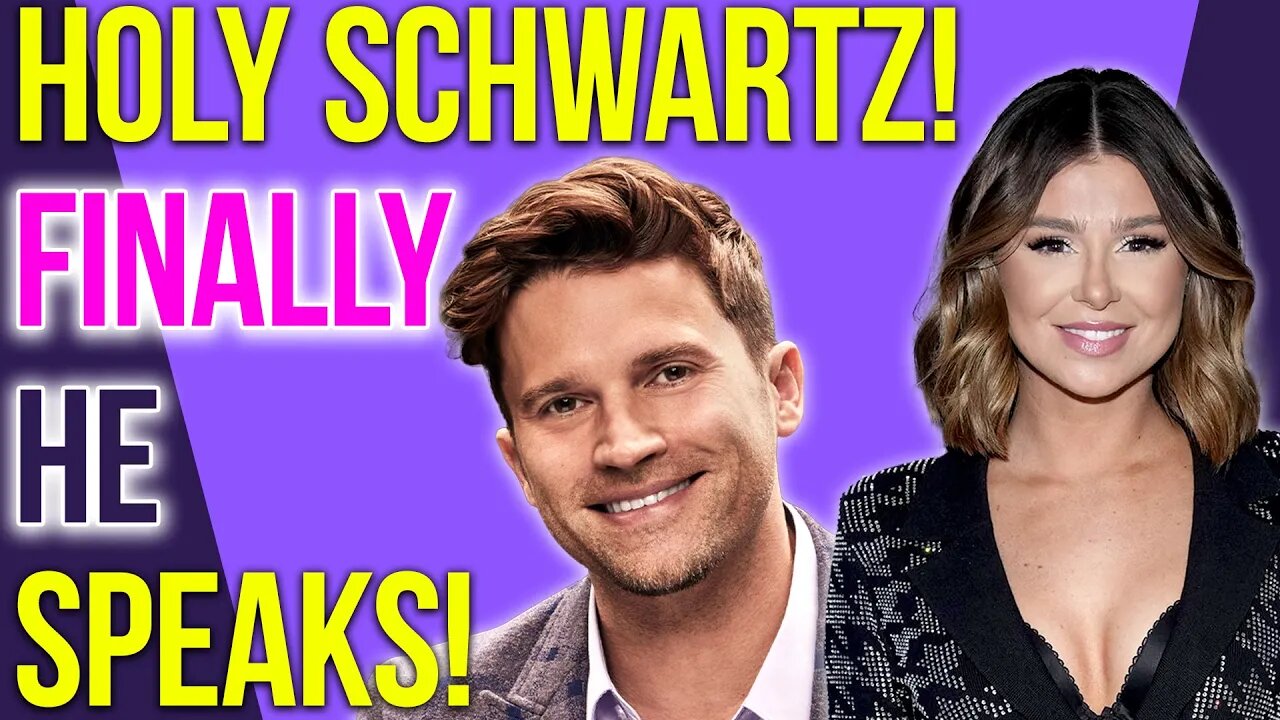 Holy Schwartz! Finally, he speaks! #vanderpumprules #tomschwartz