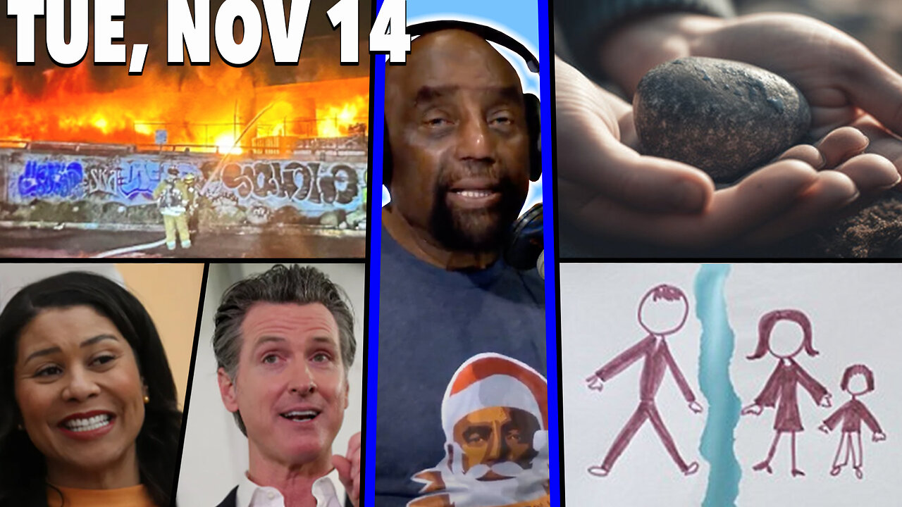 Homeless in CA; Gavin Newsom; London Breed; Finding a wife?; Rock Relationship? | JLP SHOW (11/14/23)