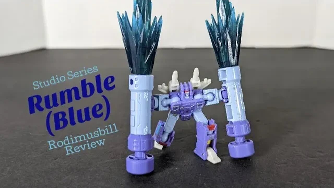 Studio Series Core Class Rumble (Blue) Figure and Mini Cassette Comparisons - A Rodimusbill Review