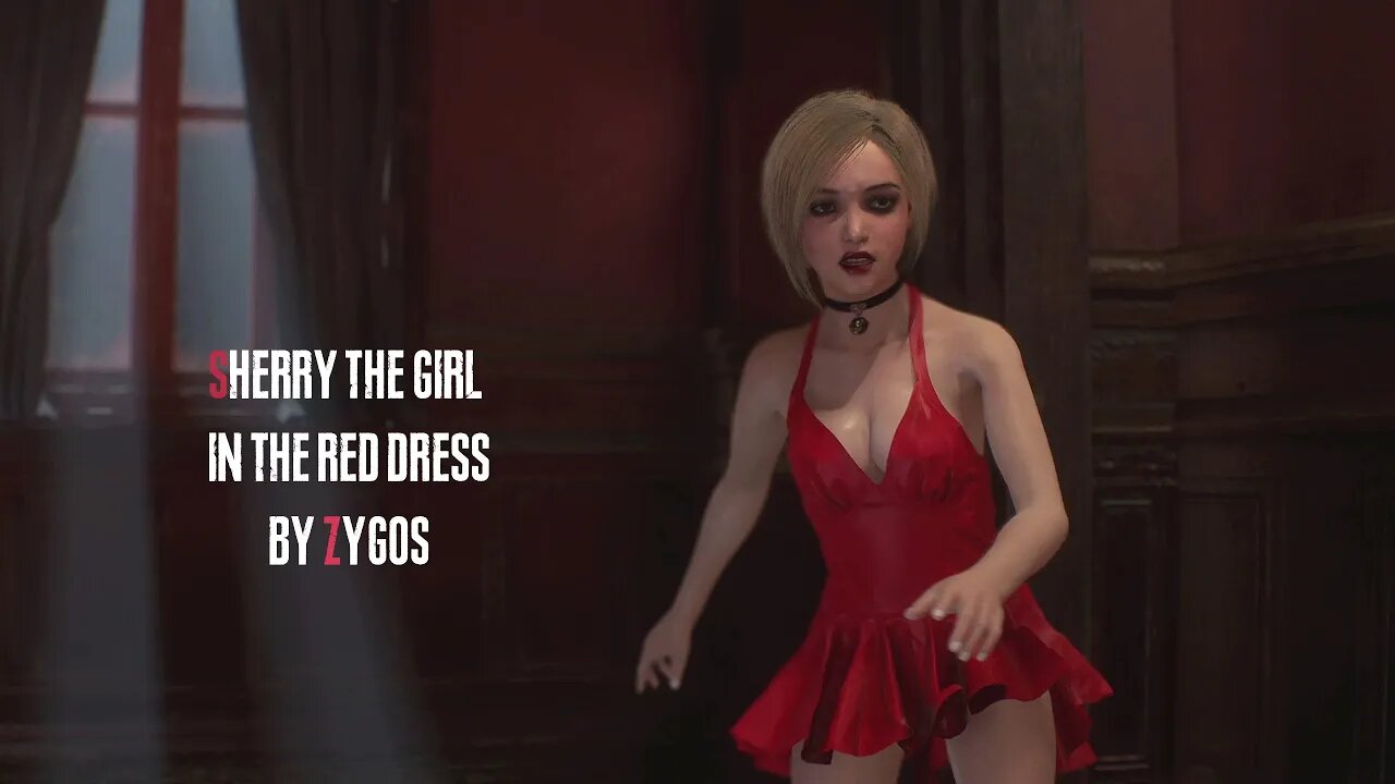 Resident Evil 2 Remake Sherry The Girl in the Red Dress Outfit