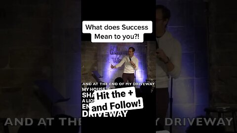 What is Success? Motivation Gary Vee self help Theo Dillon #comedy #comedian #memes #standupcomedy